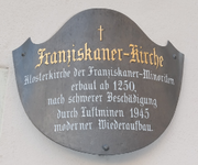 tafel franziskanerkirche