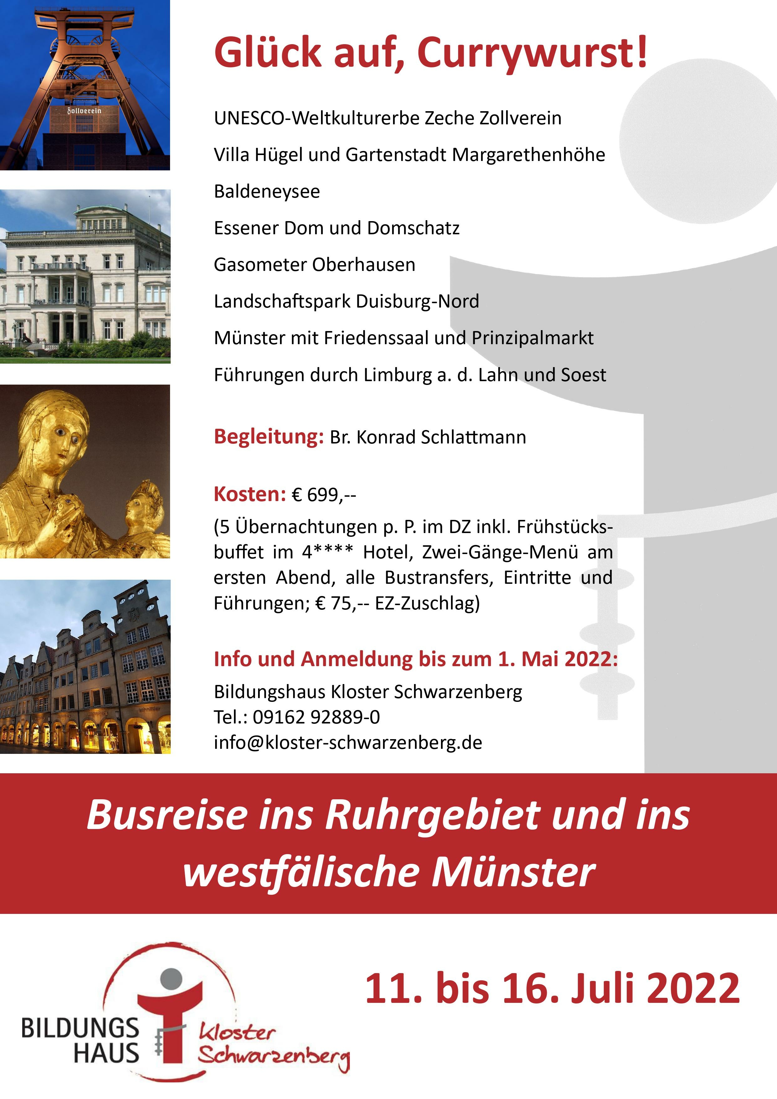 Reise ins Ruhrgebiet Plakat A4 2022